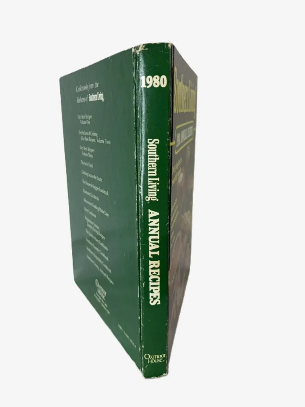 Vintage Southern Living 1980 Annual Recipes Cookbook Hardcover Cottagecore Retro